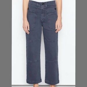 Womens Frame High Waisted Ankle Pants